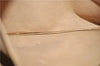 Authentic GUCCI Web Sherry Line Clutch Hand Bag GG PVC Leather Brown 4406C