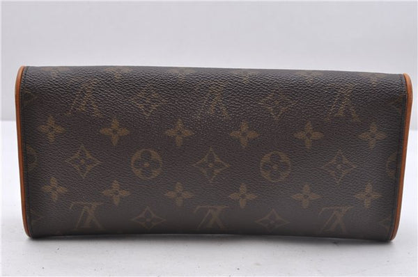 Authentic Louis Vuitton Monogram Pochette Twin GM Shoulder Bag M51852 LV 4406D