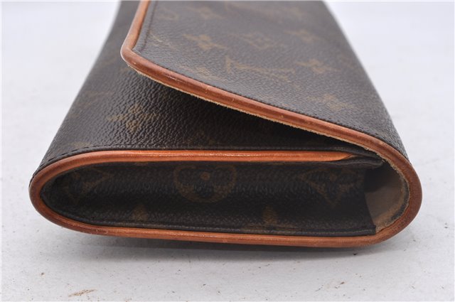 Authentic Louis Vuitton Monogram Pochette Twin GM Shoulder Bag M51852 LV 4406D