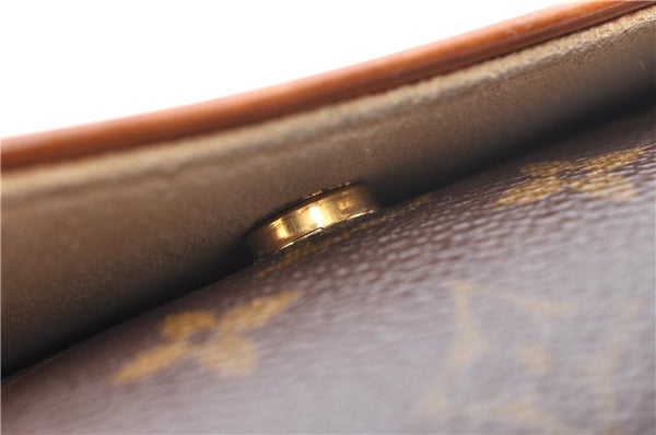 Authentic Louis Vuitton Monogram Pochette Twin GM Shoulder Bag M51852 LV 4406D