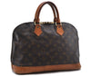 Authentic Louis Vuitton Monogram Alma Hand Bag Purse M51130 LV 4407D