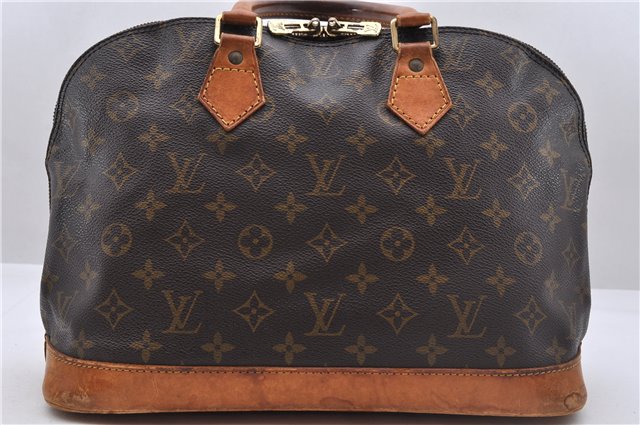 Authentic Louis Vuitton Monogram Alma Hand Bag Purse M51130 LV 4407D