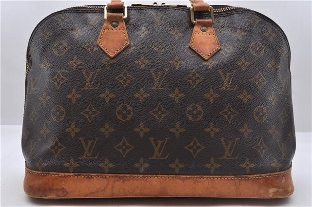 Authentic Louis Vuitton Monogram Alma Hand Bag Purse M51130 LV 4407D