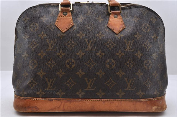 Authentic Louis Vuitton Monogram Alma Hand Bag Purse M51130 LV 4407D
