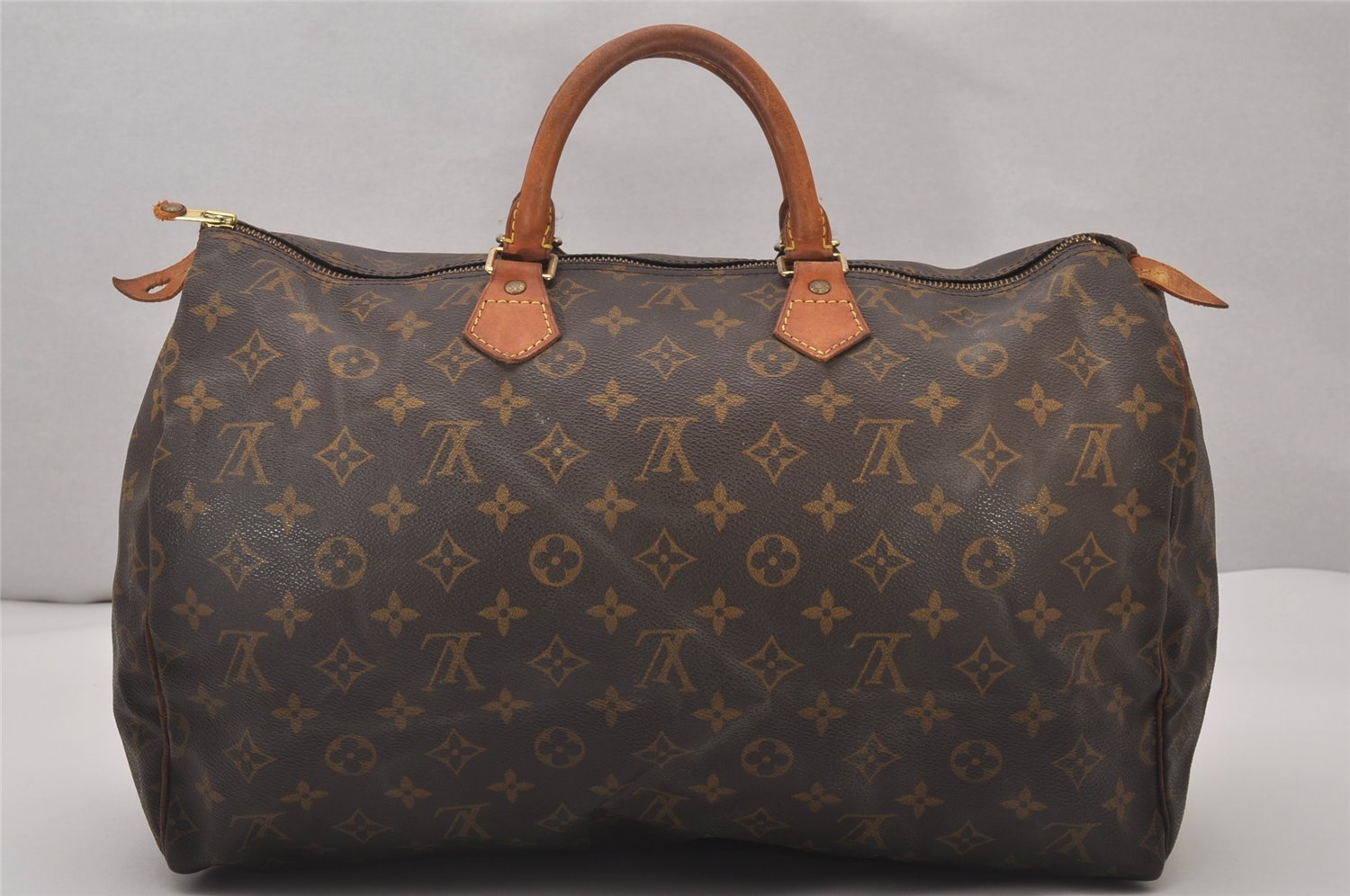 Authentic Louis Vuitton Monogram Speedy 40 Hand Boston Bag M41522 LV 4407I