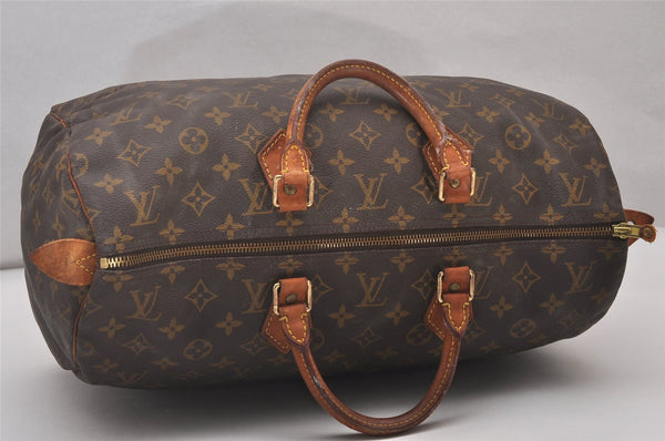 Authentic Louis Vuitton Monogram Speedy 40 Hand Boston Bag M41522 LV 4407I