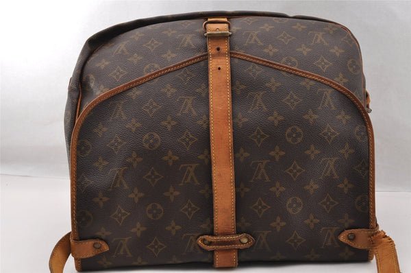 Authentic Louis Vuitton Monogram Saumur 35 Shoulder Cross Bag M42254 Junk 4408I