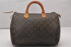 Authentic Louis Vuitton Monogram Speedy 30 Hand Boston Bag M41526 LV 4409I