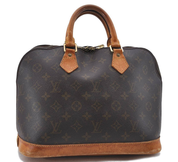 Authentic Louis Vuitton Monogram Alma Hand Bag Purse M51130 LV 4410D