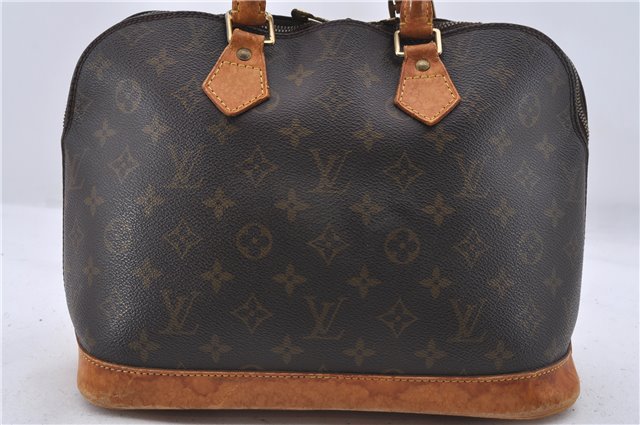 Authentic Louis Vuitton Monogram Alma Hand Bag Purse M51130 LV 4410D