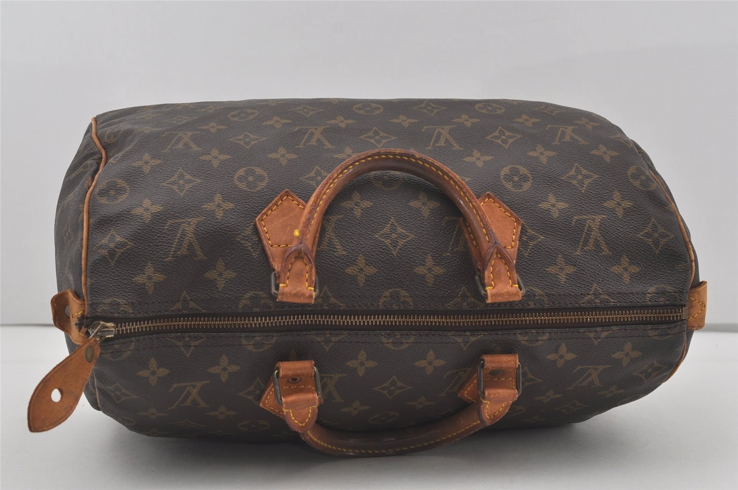 Authentic Louis Vuitton Monogram Speedy 35 Hand Boston Bag M41524 LV 4410I