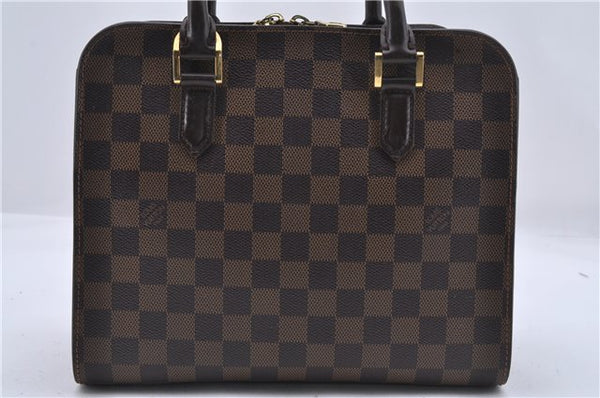 Authentic Louis Vuitton Damier Triana Hand Bag N51155 LV 4411D