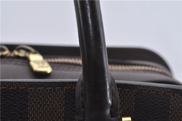 Authentic Louis Vuitton Damier Triana Hand Bag N51155 LV 4411D