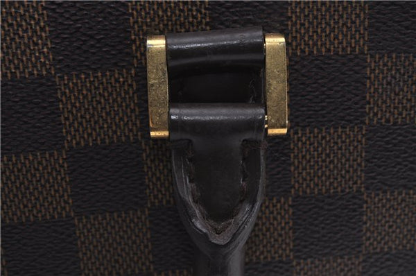 Authentic Louis Vuitton Damier Triana Hand Bag N51155 LV 4411D