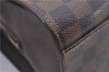 Authentic Louis Vuitton Damier Triana Hand Bag N51155 LV 4411D