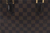 Authentic Louis Vuitton Damier Triana Hand Bag N51155 LV 4411D