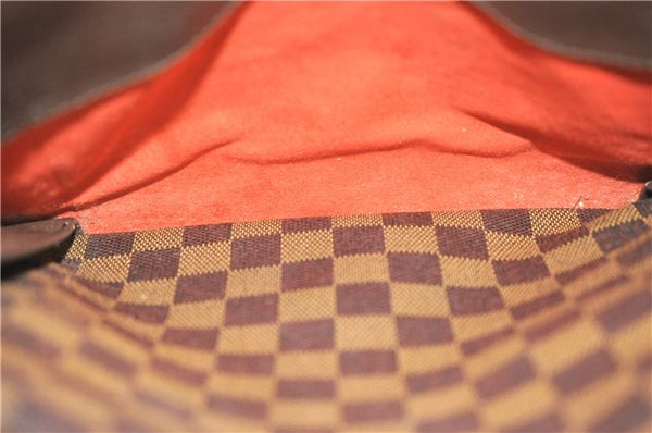 Authentic Louis Vuitton Damier Triana Hand Bag N51155 LV 4411D