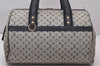 Authentic Louis Vuitton Monogram Mini Josephine GM Hand Bag Blue M92211 LV 4412I