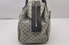 Authentic Louis Vuitton Monogram Mini Josephine GM Hand Bag Blue M92211 LV 4412I