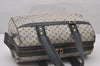 Authentic Louis Vuitton Monogram Mini Josephine GM Hand Bag Blue M92211 LV 4412I