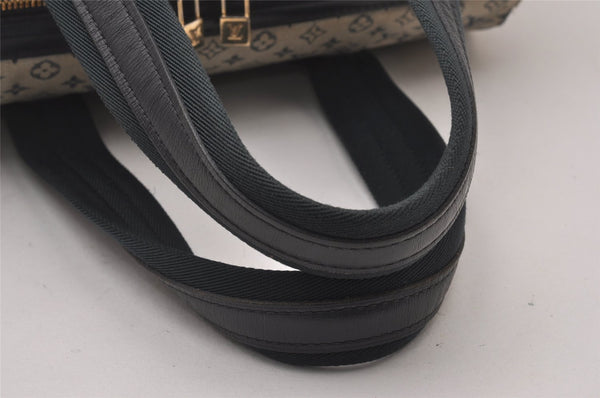 Authentic Louis Vuitton Monogram Mini Josephine GM Hand Bag Blue M92211 LV 4412I