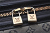 Authentic Louis Vuitton Monogram Mini Josephine GM Hand Bag Blue M92211 LV 4412I