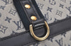 Authentic Louis Vuitton Monogram Mini Josephine GM Hand Bag Blue M92211 LV 4412I