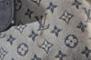 Authentic Louis Vuitton Monogram Mini Josephine GM Hand Bag Blue M92211 LV 4412I