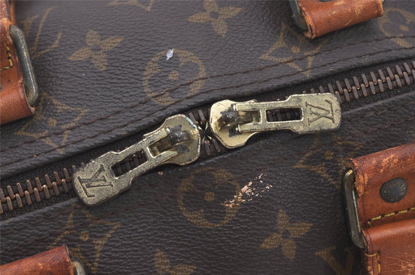 Authentic Louis Vuitton Monogram Keepall 45 Travel Boston Bag M41428 LV 4413I