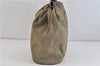 Authentic GUCCI Shoulder Hand Bag Purse Nylon Leather 0013738 Khaki Green 4414C
