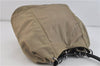 Authentic GUCCI Shoulder Hand Bag Purse Nylon Leather 0013738 Khaki Green 4414C