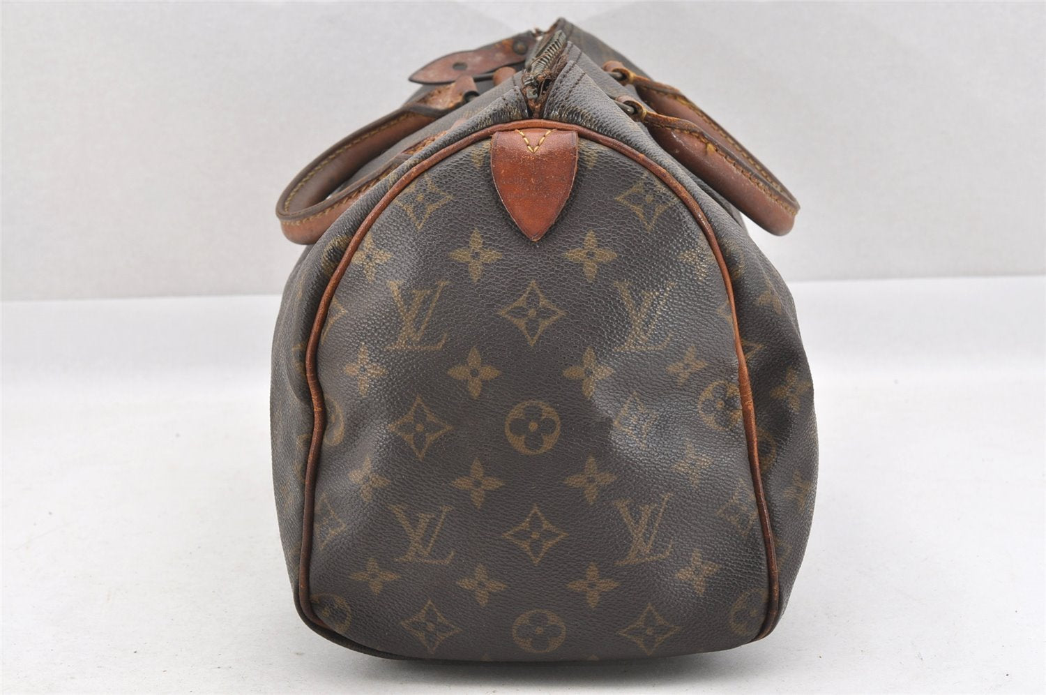 Authentic Louis Vuitton Monogram Speedy 30 Hand Boston Bag M41526 LV Junk 4414I