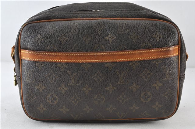 Auth Louis Vuitton Monogram Reporter PM Shoulder Cross Body Bag M45254 LV 4415D