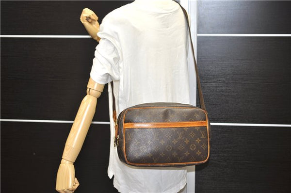 Auth Louis Vuitton Monogram Reporter PM Shoulder Cross Body Bag M45254 LV 4415D