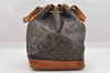Authentic Louis Vuitton Monogram Noe Shoulder Drawstring Bag M42224 LV 4415I