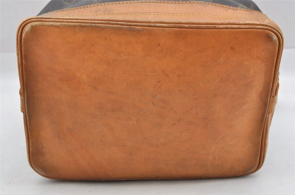 Authentic Louis Vuitton Monogram Noe Shoulder Drawstring Bag M42224 LV 4415I