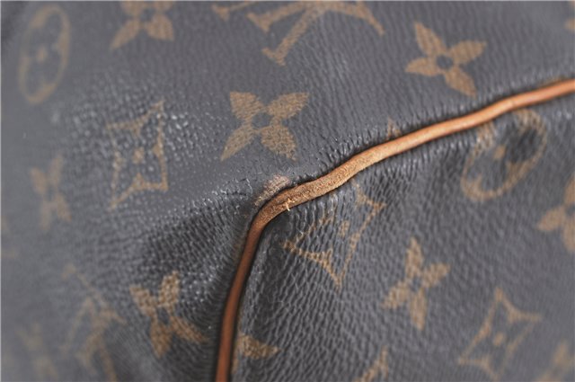 Authentic Louis Vuitton Monogram Speedy 30 Hand Boston Bag M41526 LV Junk 4416B