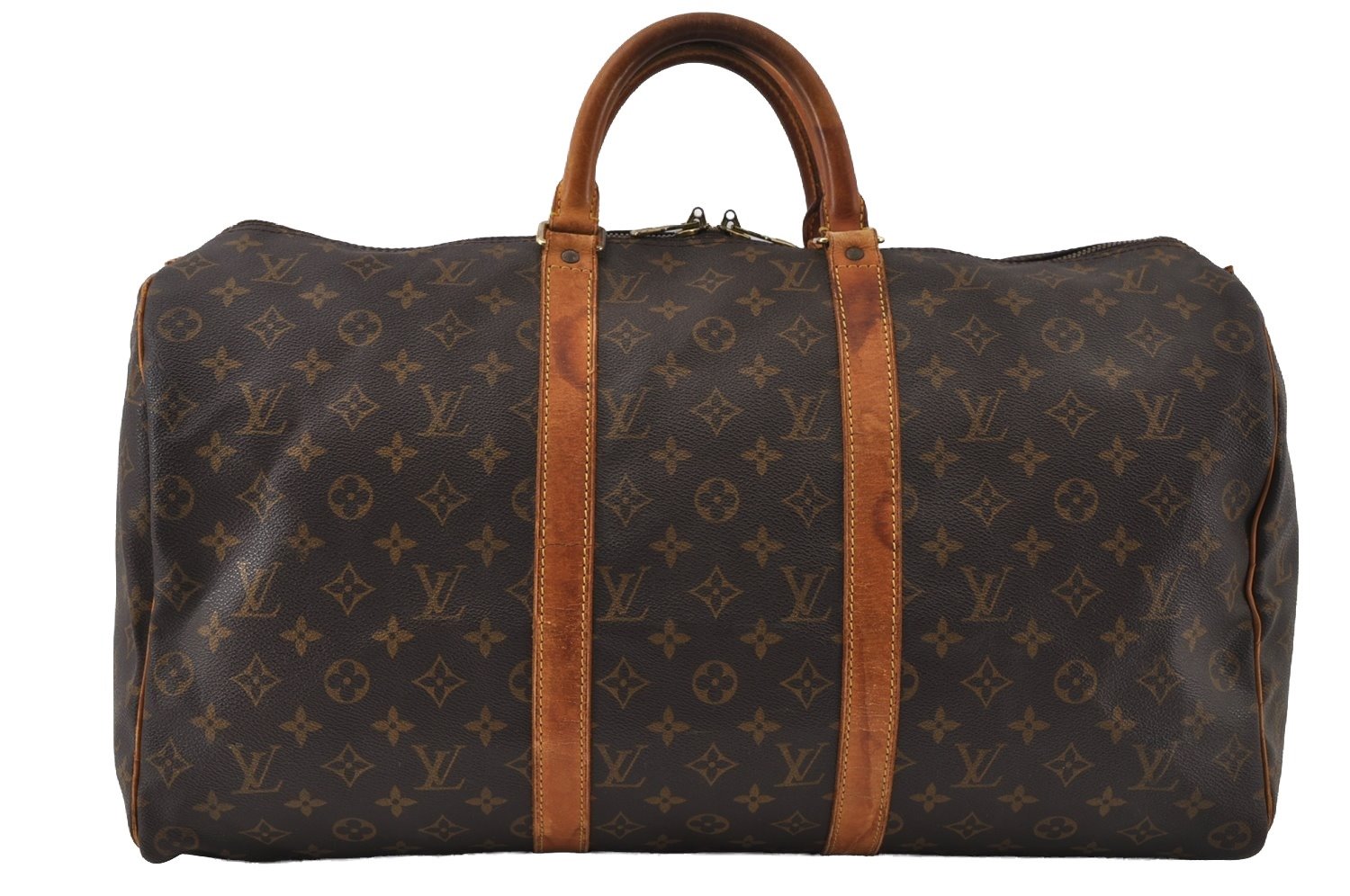 Authentic Louis Vuitton Monogram Keepall 50 Travel Boston Bag M41426 LV 4416I