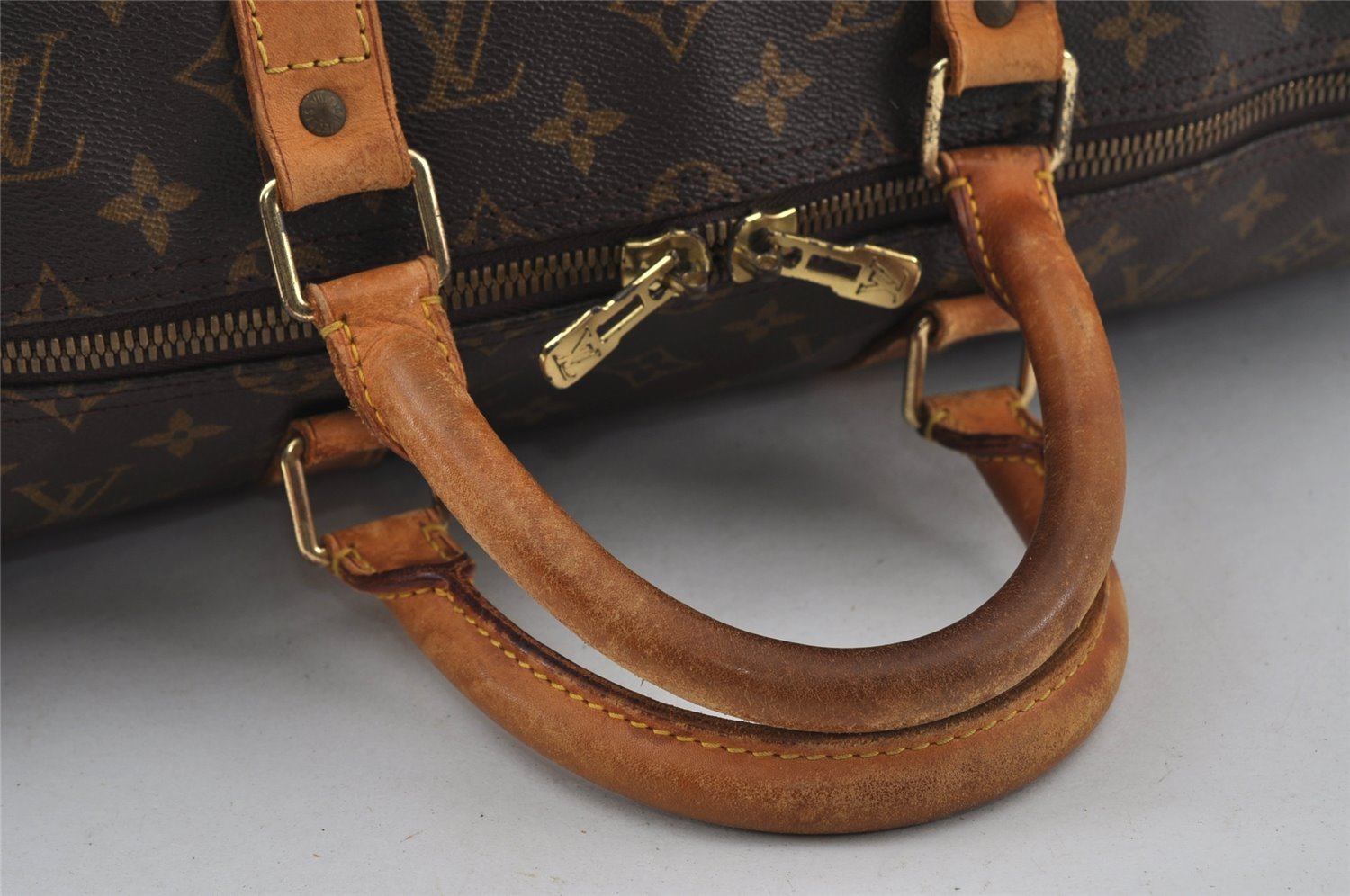 Authentic Louis Vuitton Monogram Keepall 50 Travel Boston Bag M41426 LV 4416I