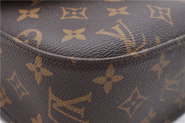 Auth Louis Vuitton Monogram Saint Cloud GM Shoulder Cross Bag M51242 LV 4417D