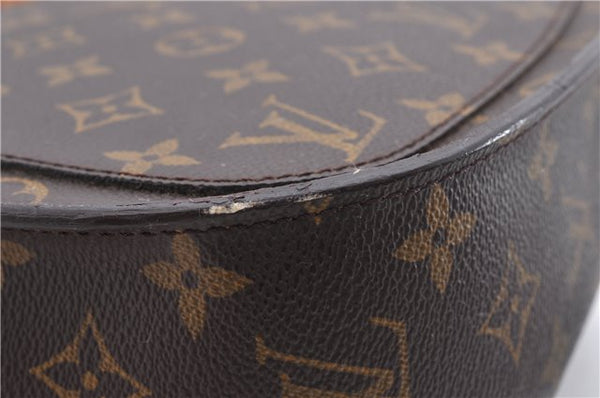 Auth Louis Vuitton Monogram Saint Cloud GM Shoulder Cross Bag M51242 LV 4417D