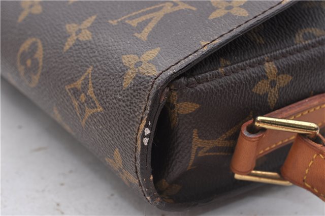 Auth Louis Vuitton Monogram Saint Cloud GM Shoulder Cross Bag M51242 LV 4417D