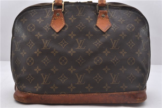 Authentic Louis Vuitton Monogram Alma Hand Bag M51130 LV 4418D