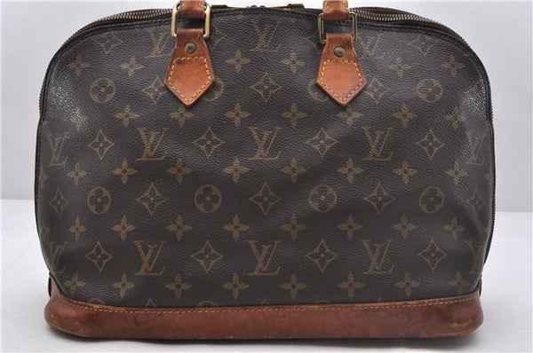 Authentic Louis Vuitton Monogram Alma Hand Bag M51130 LV 4418D