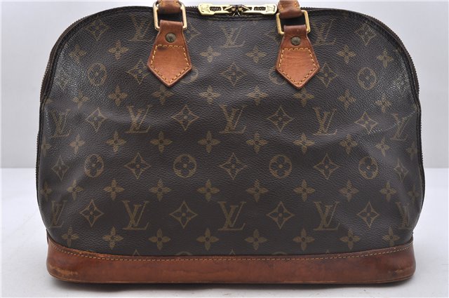 Authentic Louis Vuitton Monogram Alma Hand Bag M51130 LV 4418D