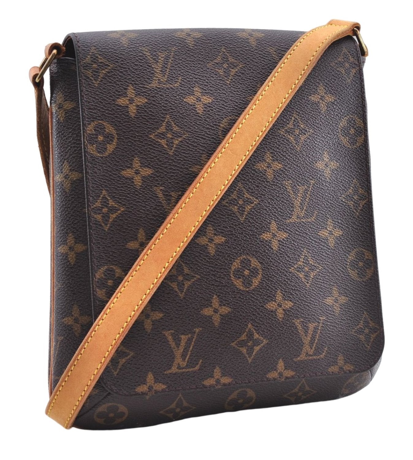 Auth Louis Vuitton Monogram Musette Salsa M51387 Long Shoulder Cross Bag 4418E