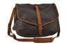 Authentic Louis Vuitton Monogram Saumur 35 Shoulder Cross Bag M42254 Junk 4419I