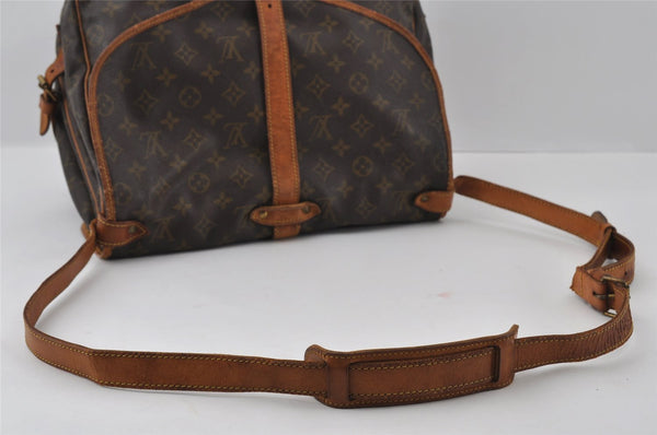 Authentic Louis Vuitton Monogram Saumur 35 Shoulder Cross Bag M42254 Junk 4419I