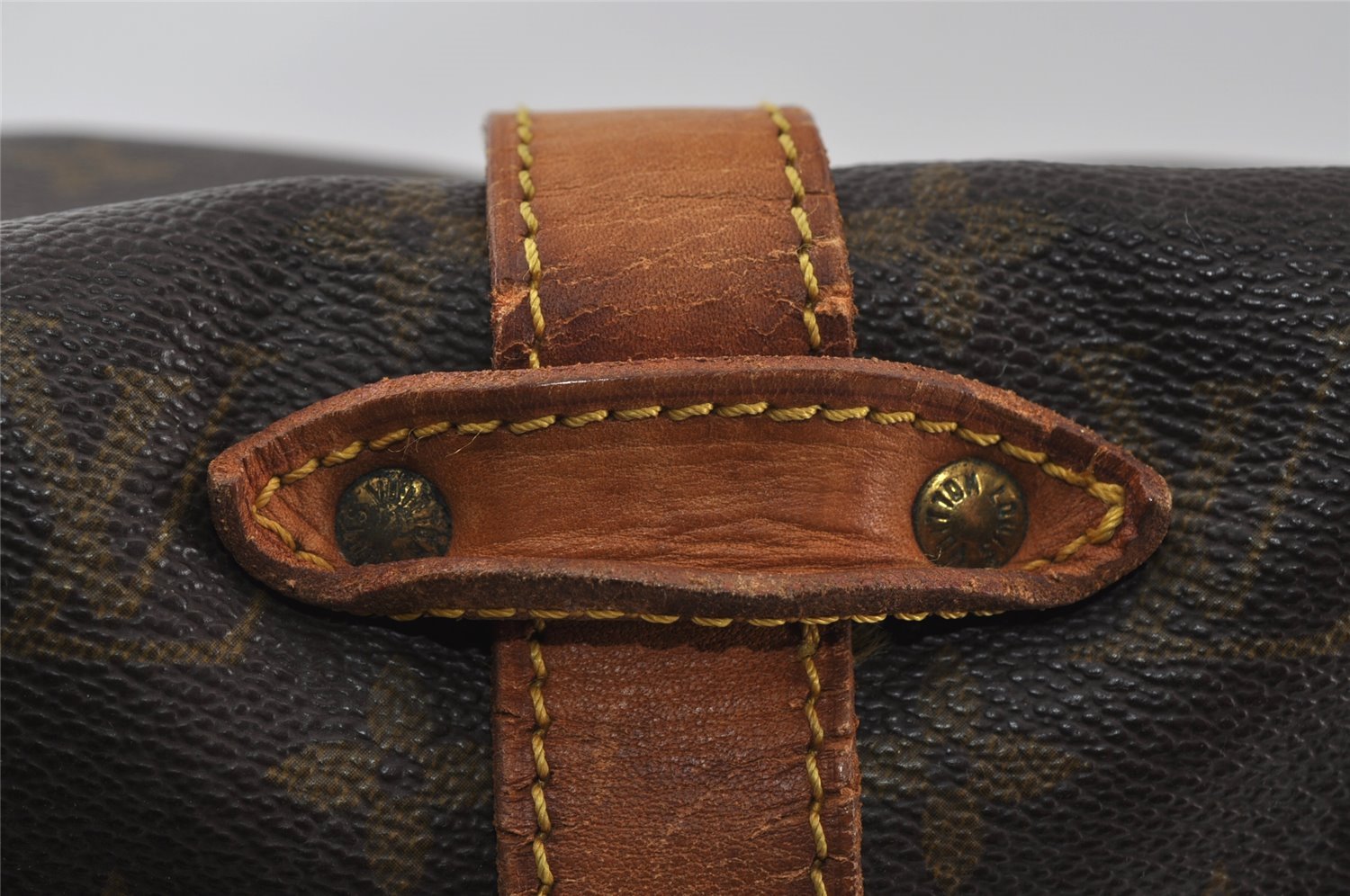 Authentic Louis Vuitton Monogram Saumur 35 Shoulder Cross Bag M42254 Junk 4419I