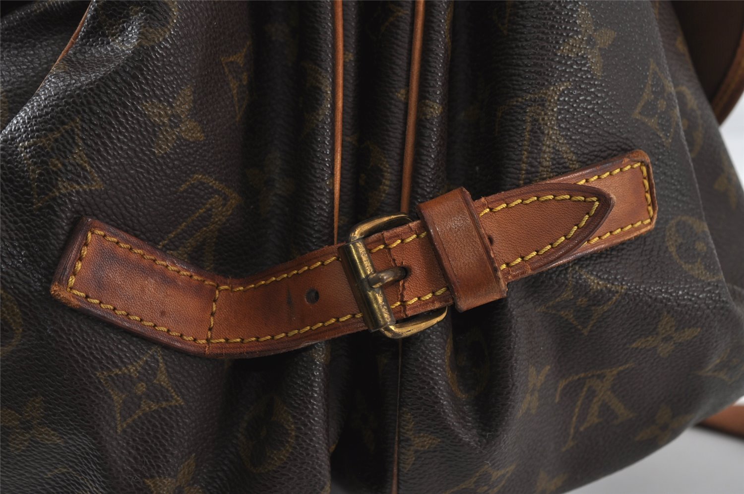 Authentic Louis Vuitton Monogram Saumur 35 Shoulder Cross Bag M42254 Junk 4419I